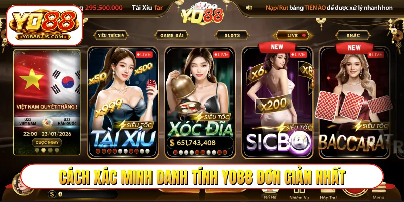 Cách xác minh danh tính YO88 đơn giản nhất